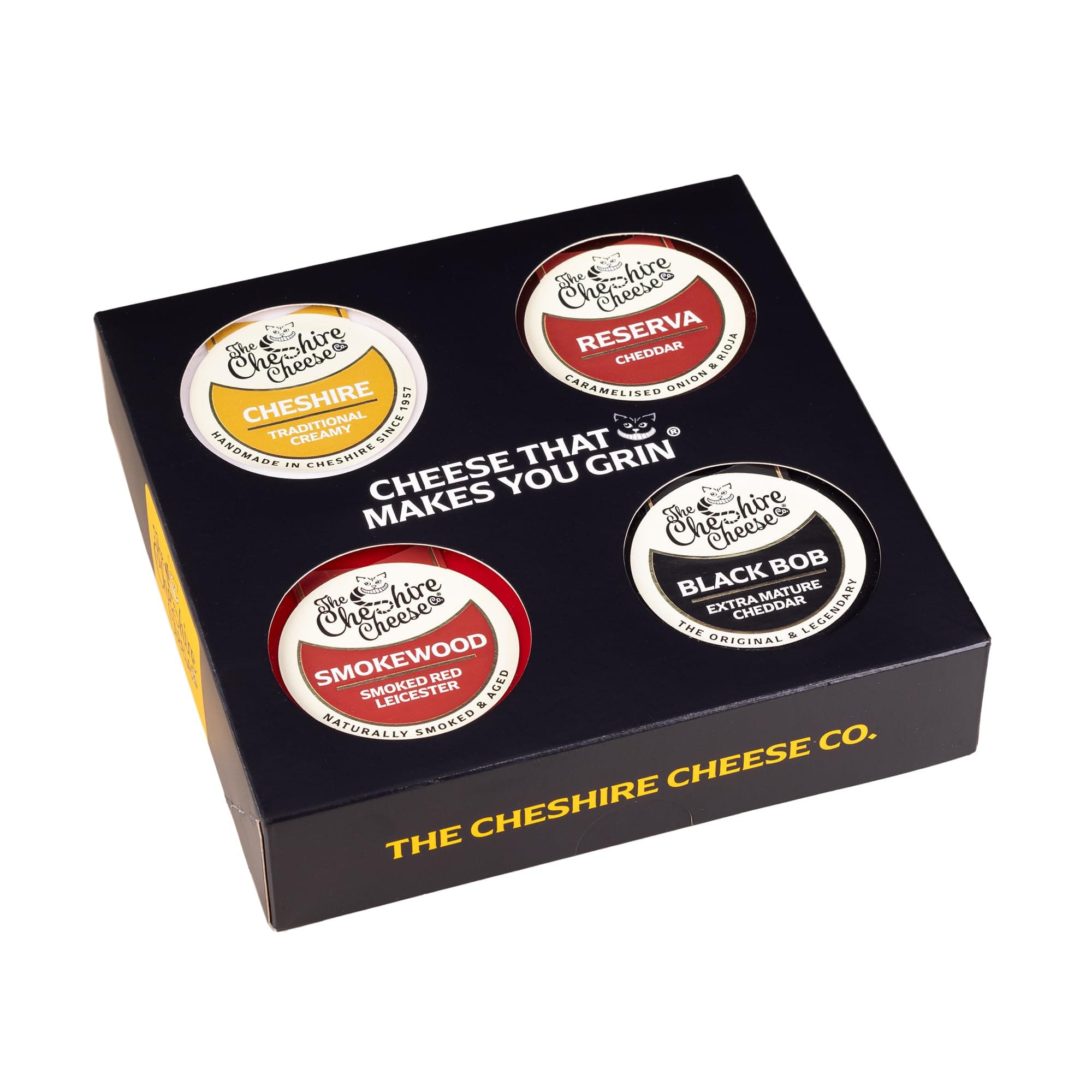Traditional Cheeseboard Selection Gift Box | 4 x 200g Waxed Cheese Truckles from The Cheshire Cheese Company