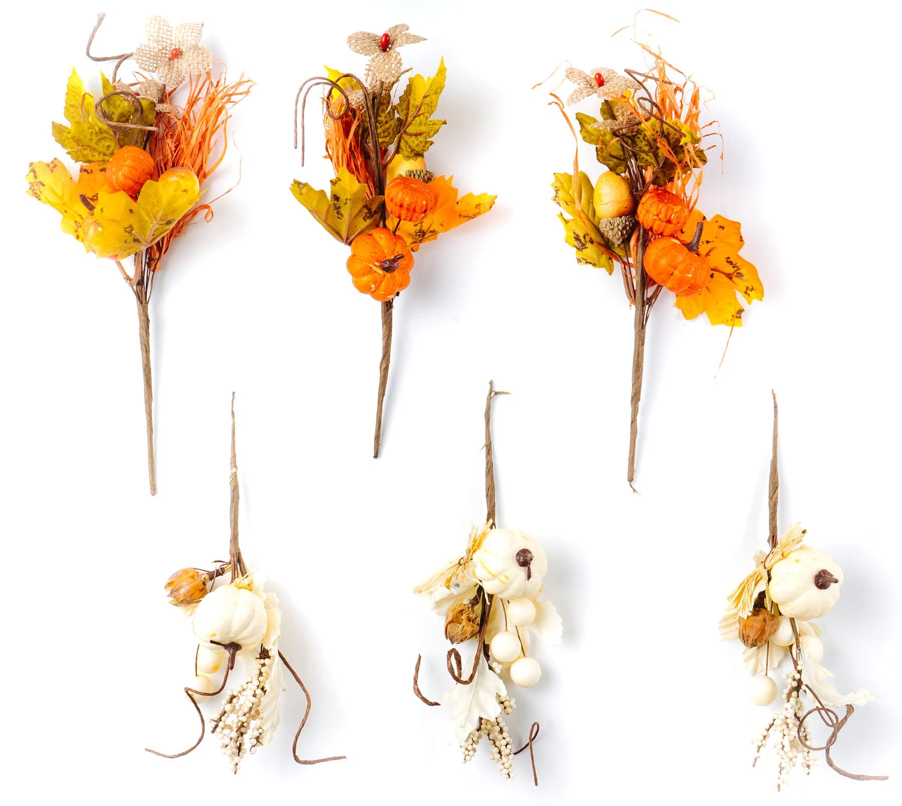 CraftMore Assorted Fall Picks 9" Set of 6