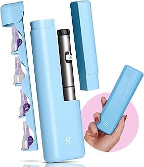 Insulin Cooler Travel Case - Built-in Sharps Dispenser & Temperature-Control Organizer- TSA Approved Diabetic Pen Storage for Ozempic, Insulin Pens & Needles - Compact & Leak-Proof