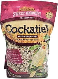 Cockatiel Food without Sunflowers, 4lb