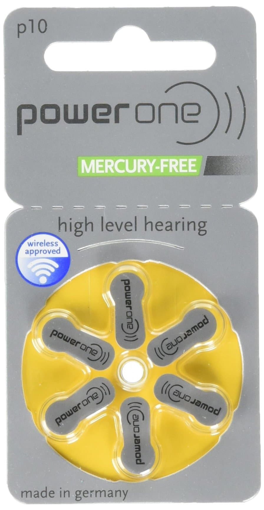 Power One P10 Hearing Aid Batteries (60 PCS)