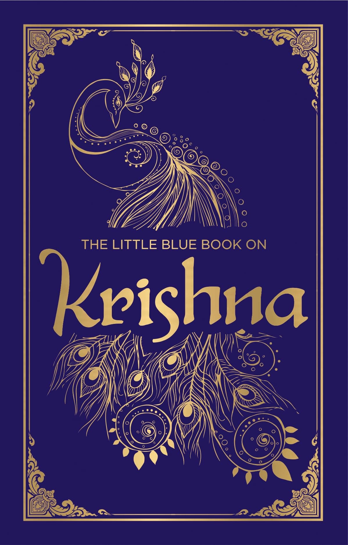 Little Blue Book on Krishna (Deluxe Silk Hardbound) , The