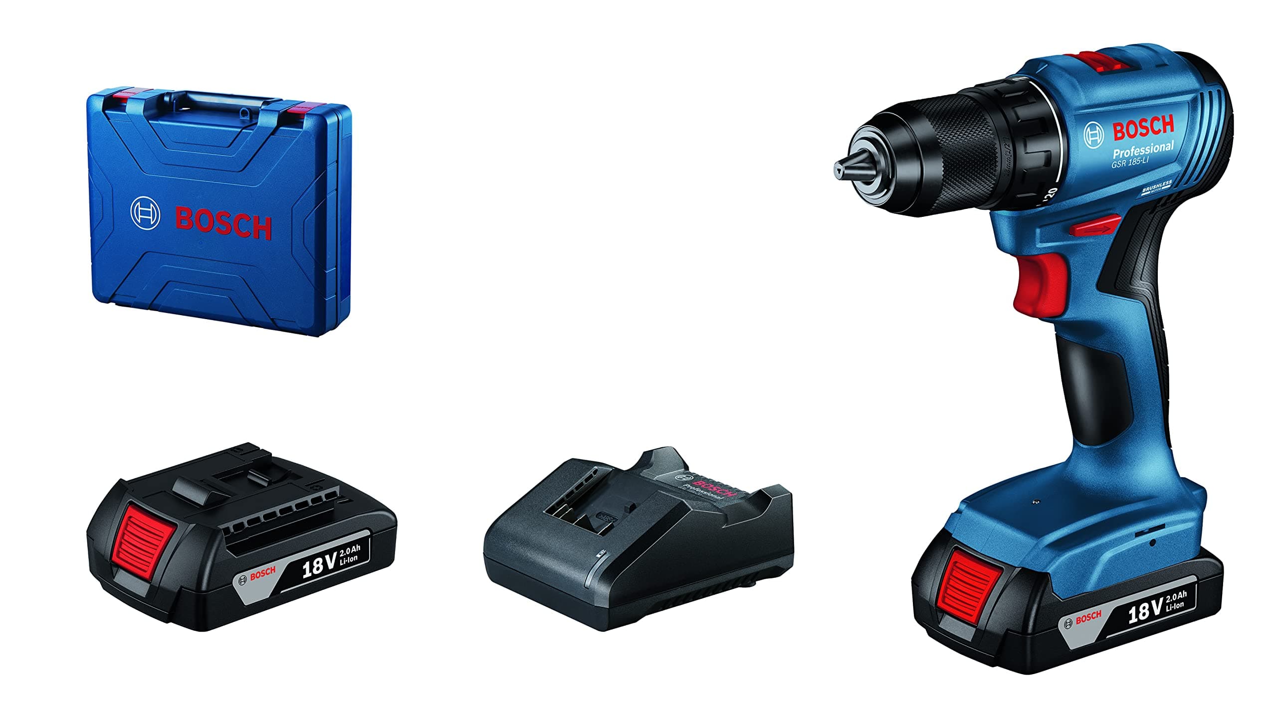 Bosch GSR 185-LI PROFESSIONAL CORDLESS DRILL DRIVER