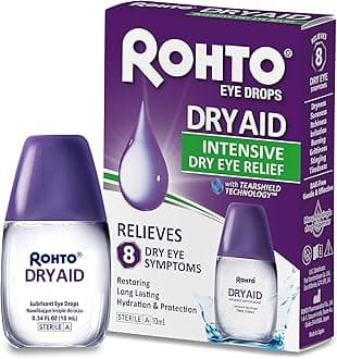 ROHTODry Aid Intensive Dry Eye Relief - Eye Drops, 10 ml (Pack of 1)