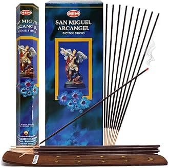 San Miguel Incense Sticks and Incense Stick Holder Bundle Insence Insense Hem Incense Sticks