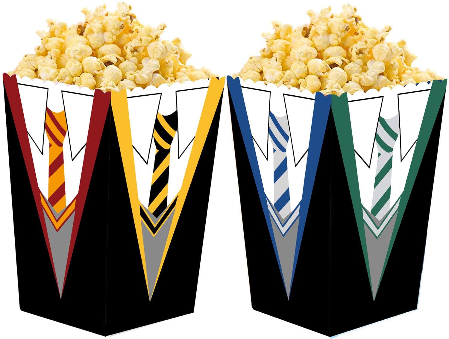 24 Pcs Magical Wizard party popcorn Box, party Candy cookie Box- Snack Containers for Baby Shower Harry themed Birthday Party Supplies