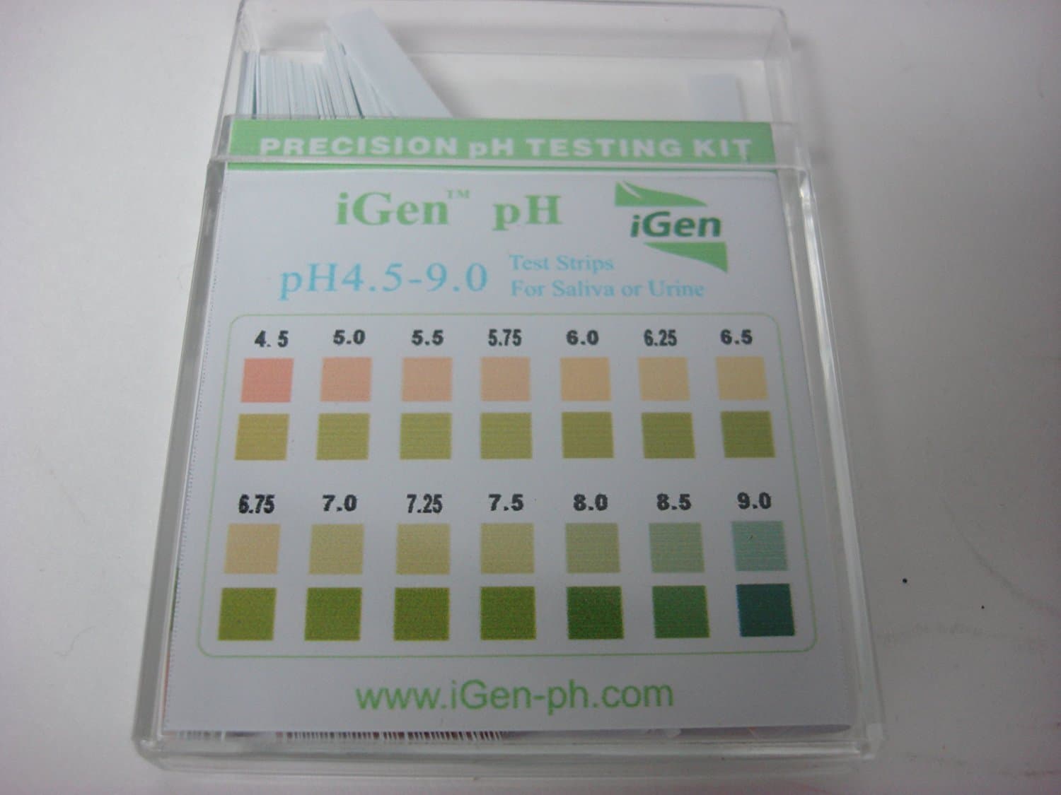 Alkaline pH 4.5-9.0 TEST STRIPS FOR body level URINE & SALIVA Precision pH testing kit (100 Strips per Pack)