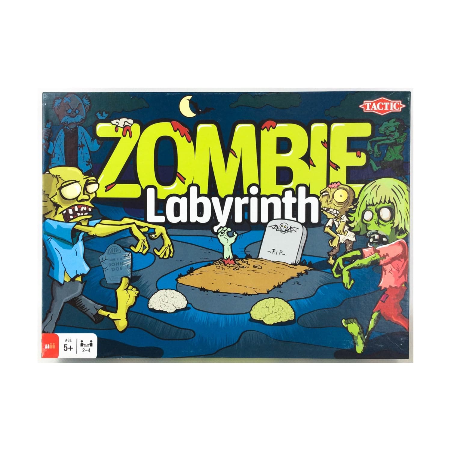 Tactic Games US Zombie Labyrinth (Multi) Board Game (4 Player)