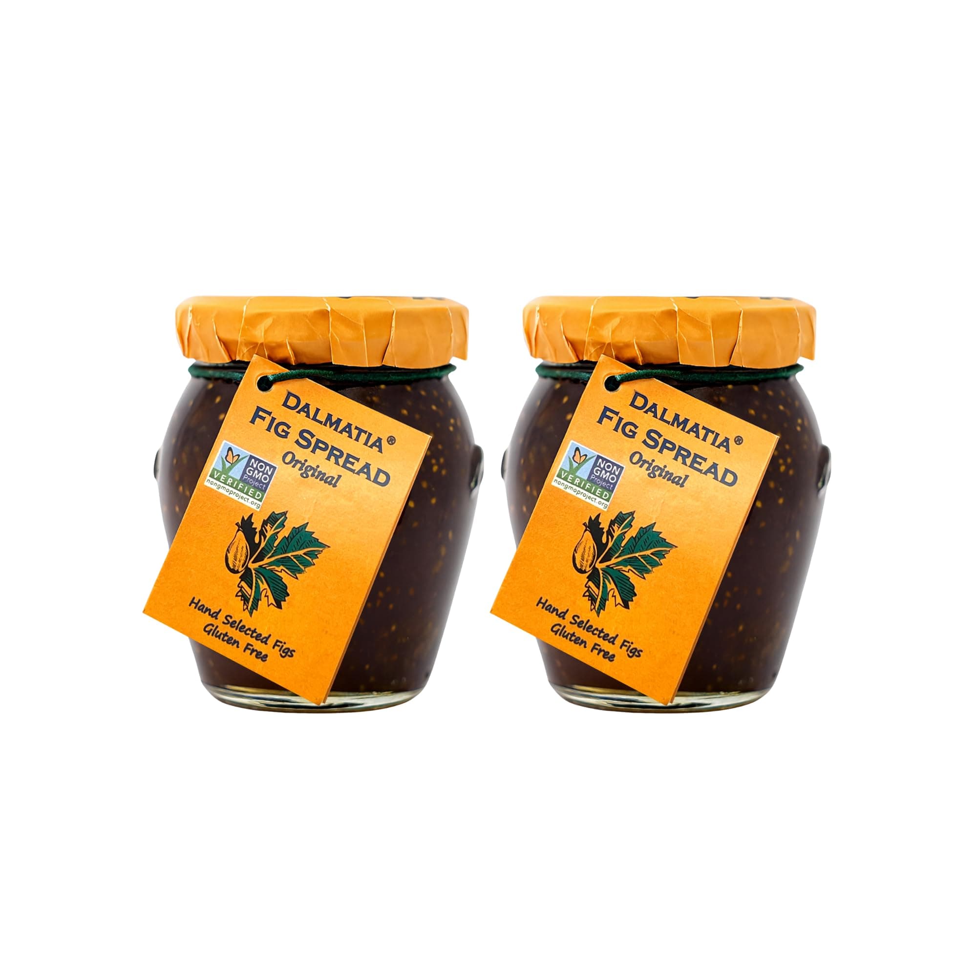 Dalmatia Fig Spread, 8.5 oz | All-Natural, Non-GMO, Award-Winning Mediterranean Spread | Perfect for Cheese Boards, Toast & Baking | Product of Croatia (Pack of 2)