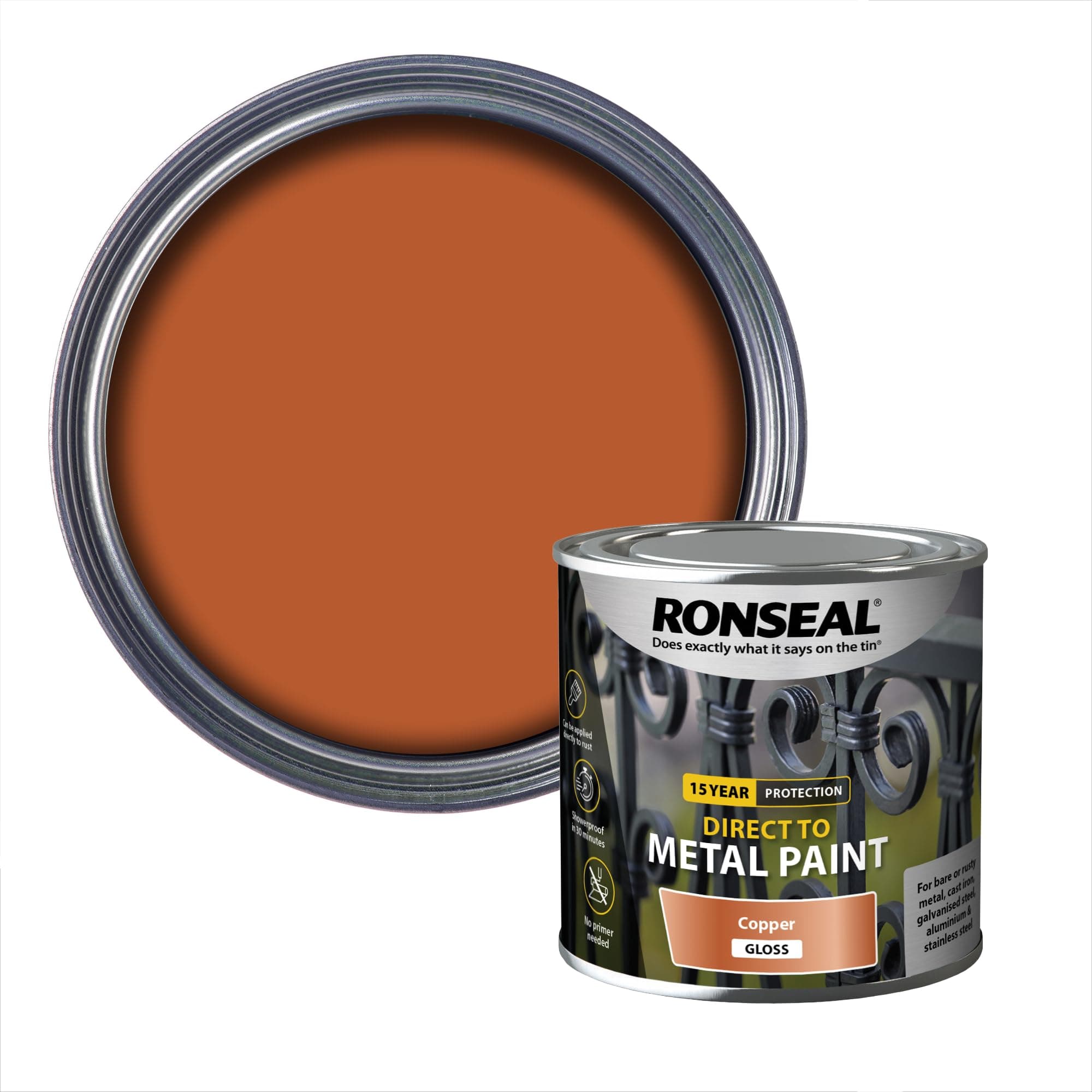 DIRECT TO METAL COPPER GLOSS 250ML