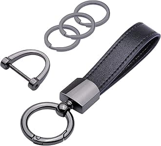 Genuine Leather Key FOB Keychain