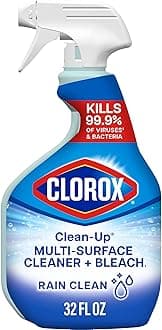 Clorox Clean-Up Multi-Surface Cleaner with Bleach, Rain Clean, Spray, 32 Fl Oz (Package May Vary)