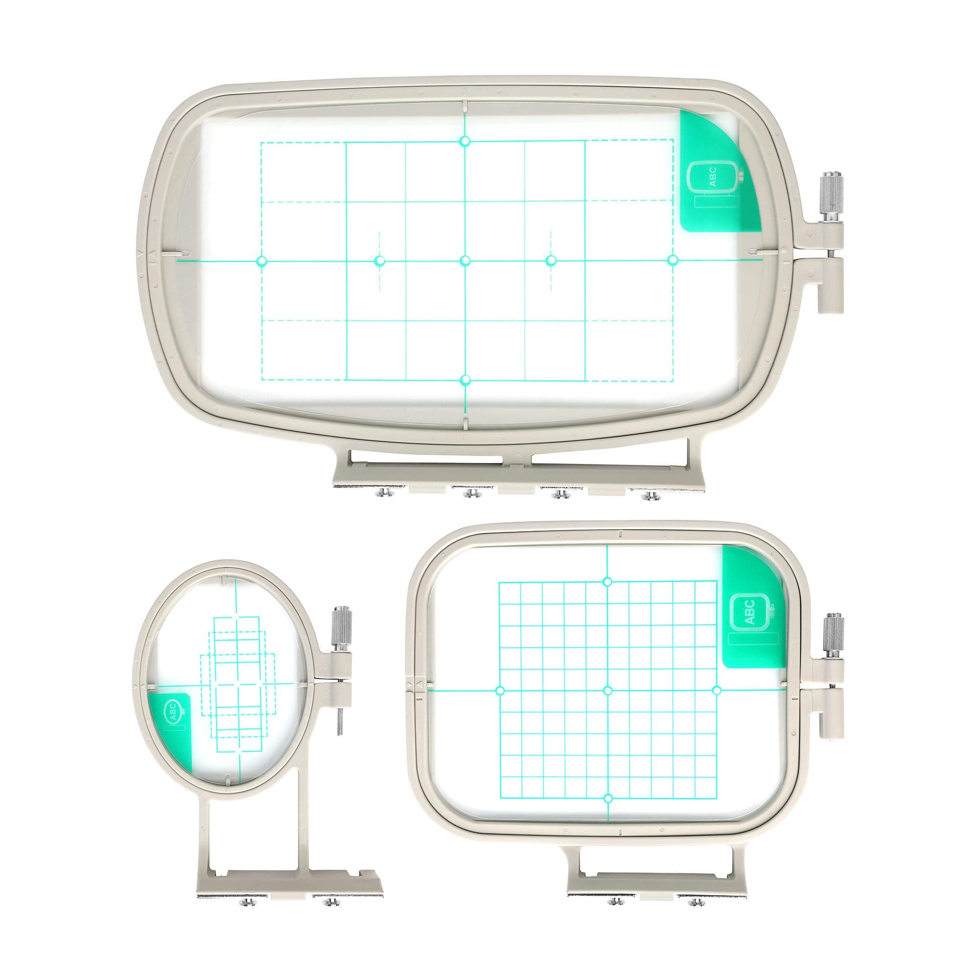 Embroidery Hoops for Brother SE700 PE535 SE600 PE545 SE400 PE570 SE725 PE500 SE630 LB5500 PE550D PE540D SE625 PE525 SE425 Innovis Babylock Verve Sofia2 (3in1 Set)