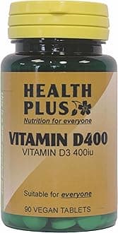 Health Plus Vitamin D 400iu Vitamin D Supplement - 90 Tablets