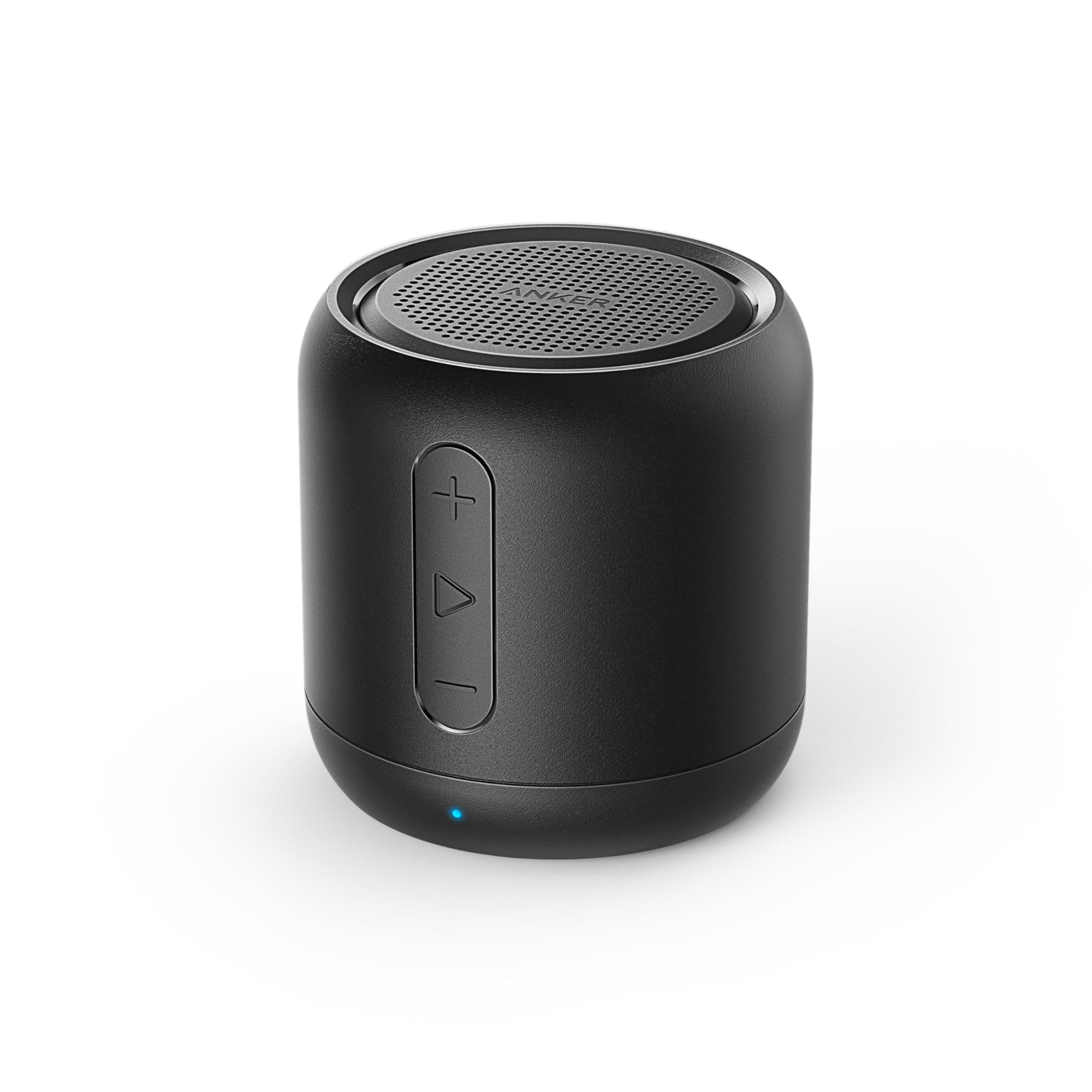 Anker Soundcore mini, Super-Portable Bluetooth Speaker with 15-Hour Playtime, 66-Foot Bluetooth Range, Wireless Speaker with Enhanced Bass, Noise-Cancelling Microphone, for Outdoor, Travel, Home