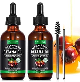 Batana Oil for Hair Growth - 100% Pure & Natural Batana Oil from Honduras, Eliminate Hair Split Ends,Enhances Hair & Skin Radiance Nourishment, All Hair Types 4.04 fl oz