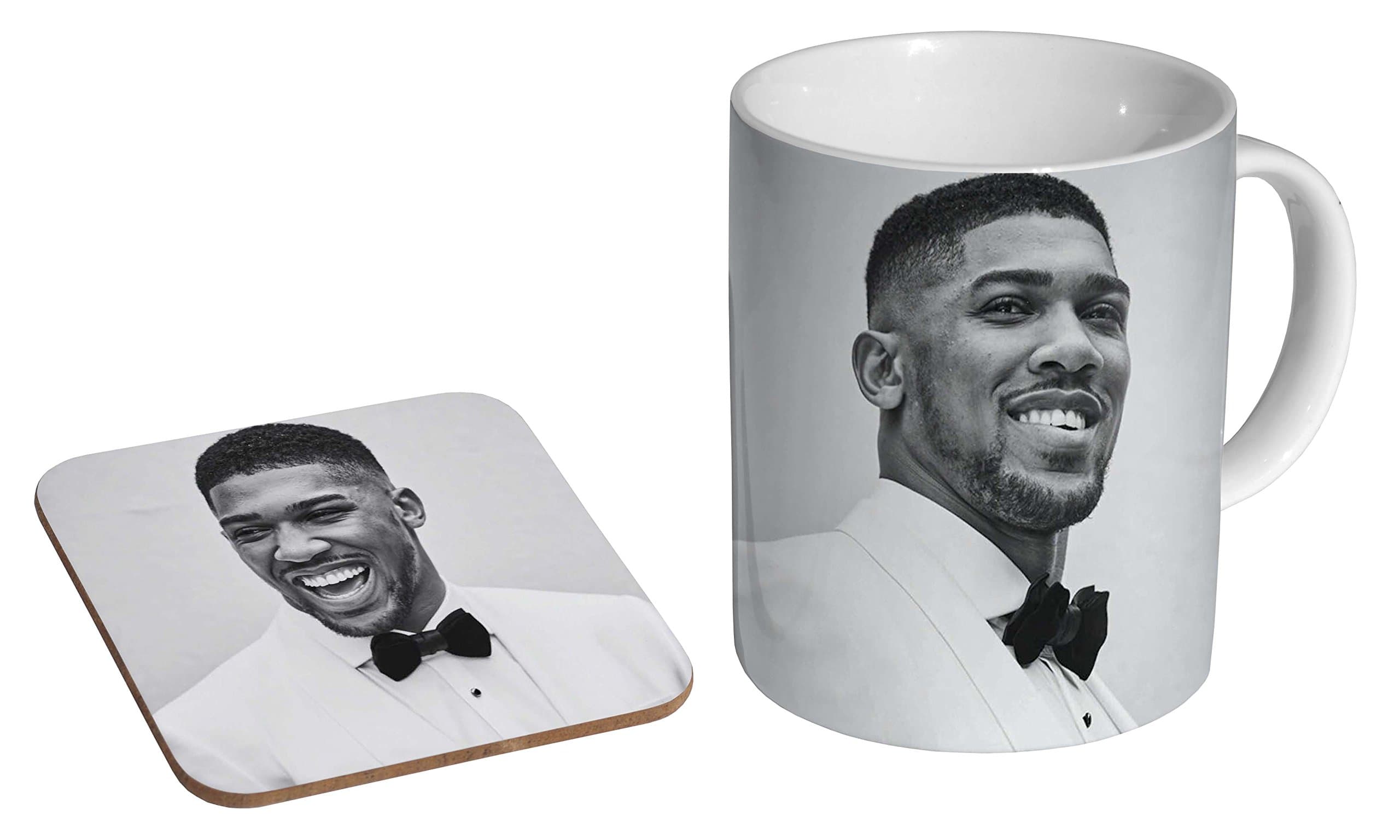 Anthony Joshua Tux Ceramic Coffee MUG + Coaster Gift Set …
