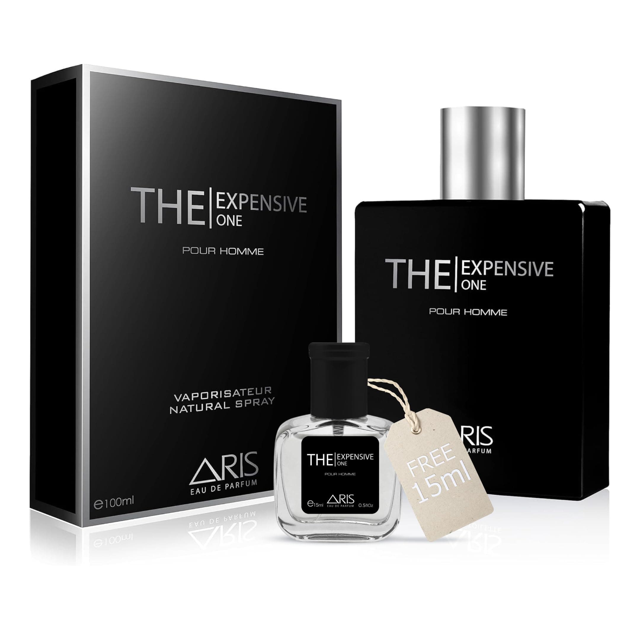 ARIS The Expensive One Eau de Parfum – Long-Lasting Fresh and Fruity Fragrance for Men – 100mL Perfume Spray with Bonus 15mL Perfume Sample (Randomly Selected)