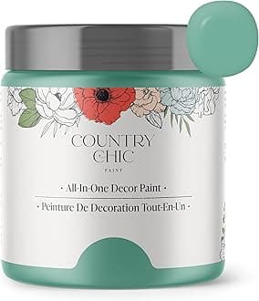Chalk Style Paint - for Furniture, Home Decor, Crafts - Eco-Friendly - All-in-One - No Wax Needed (Bliss [Teal], Pint (16 oz))