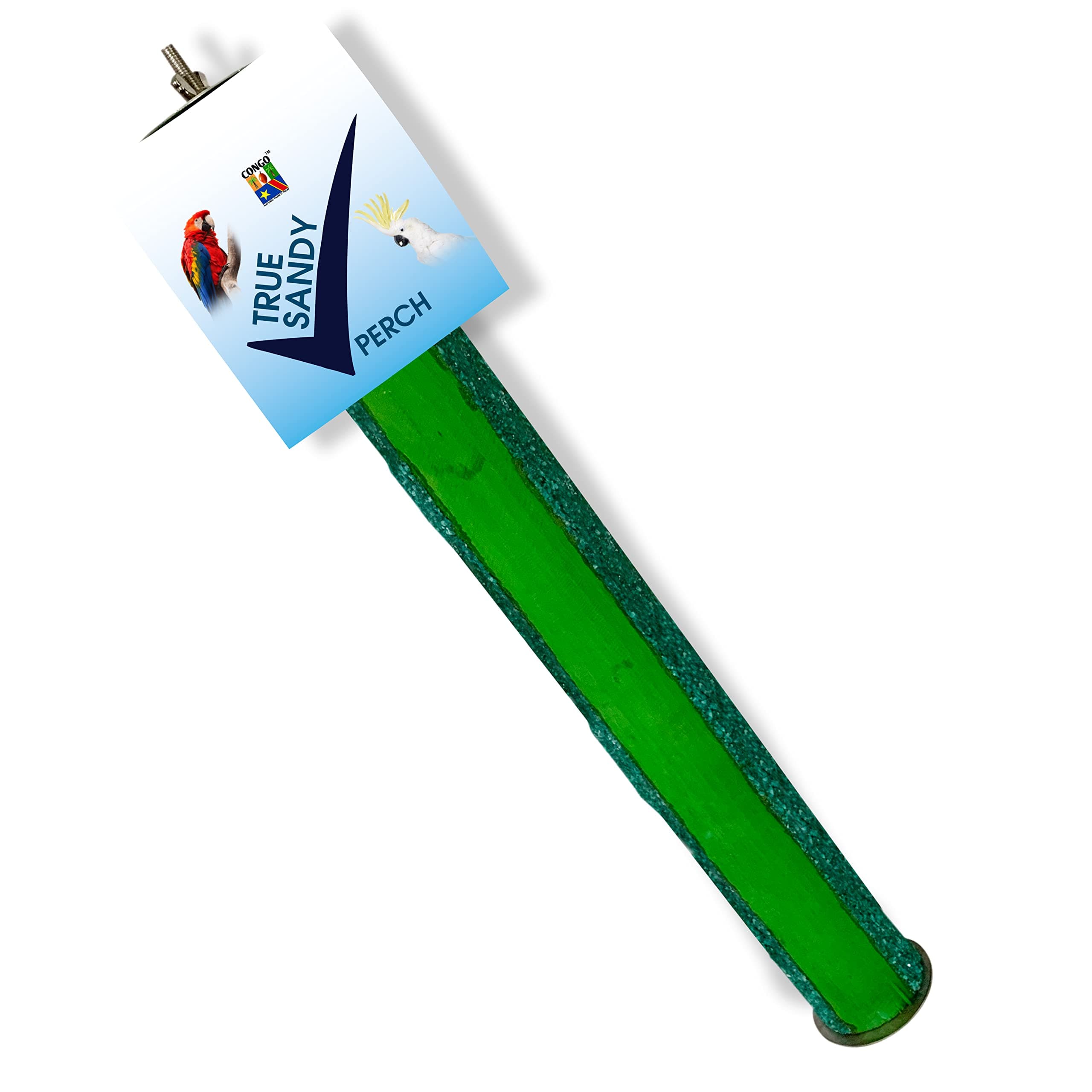 - Congo® 18 inch True Sandy Sand Perch for Specially Nail Grinding for Macaw, Cockatoos and Other Big Birds (18 Inch)