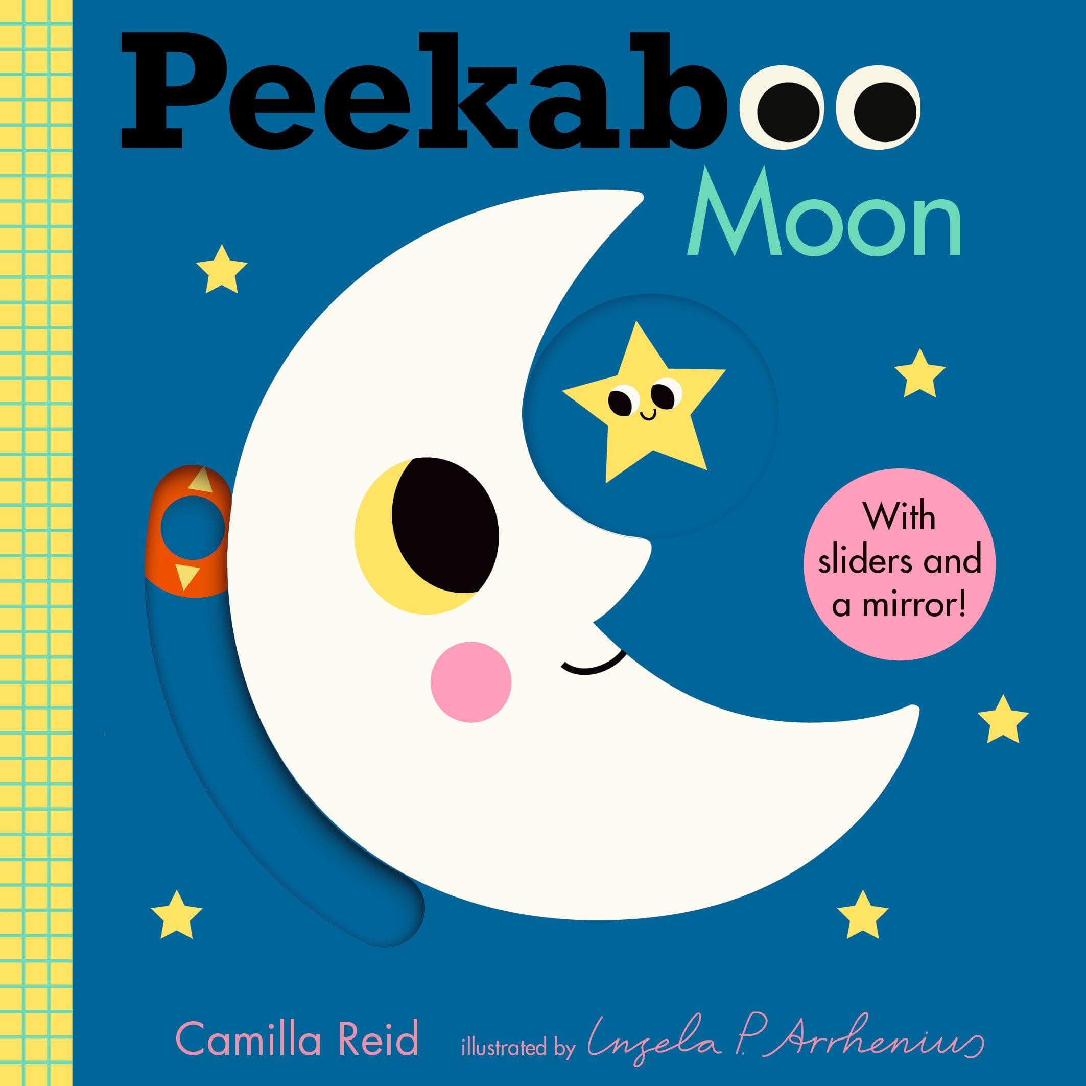 Peekaboo: Moon: (An Interactive Board Book for Babies & Toddlers with Mirror & Sliders to Push, Pull, or Turn. Cute Artwork Includes a Clock, Light, Teddy Bear, & More.) (Peekaboo You)