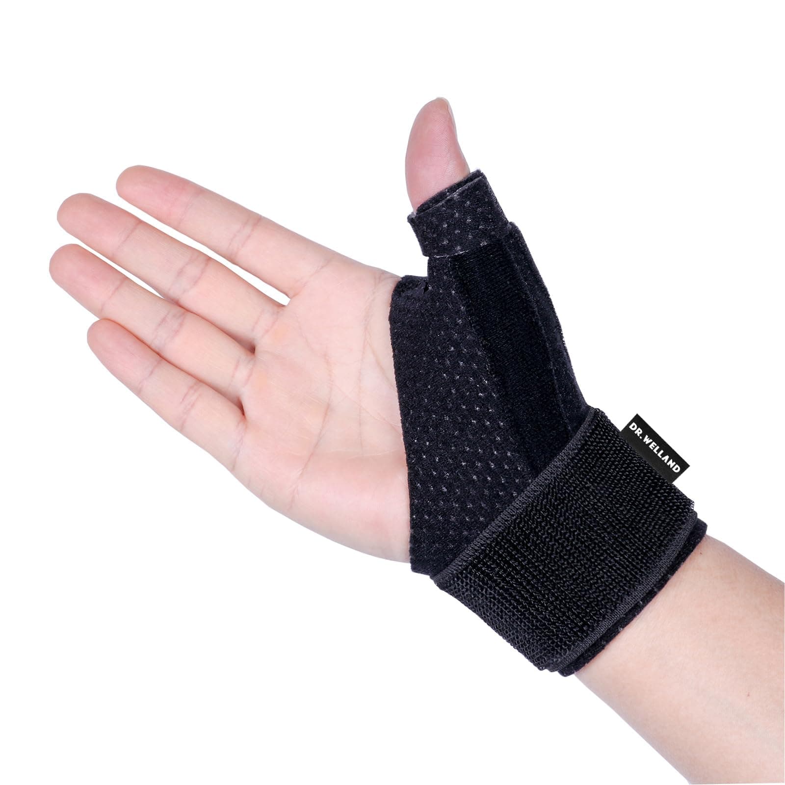 Reversible Thumb & Wrist Stabilizer Splint for BlackBerry Thumb, Trigger Finger, Pain Relief, Arthritis, Tendonitis, Sprained and Carpal Tunnel Supporting, Lightweight and Breathable