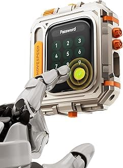 External Hard Drive with Touchscreen, Up to 10Gbps Portable SSD, USB-C 3.2 Gen2, Compatible with iPhone, Windows, Mac & More (GD10, 1TB Without Tracking)