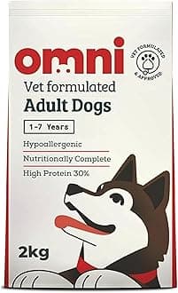 Hypoallergenic Dog Food 2kg for Adult Dogs - Protein-Rich Dry Kibble, Made in the UK with Natural Ingredients, Backed by Vets, Supported By Science, Dragons’ Den Winners