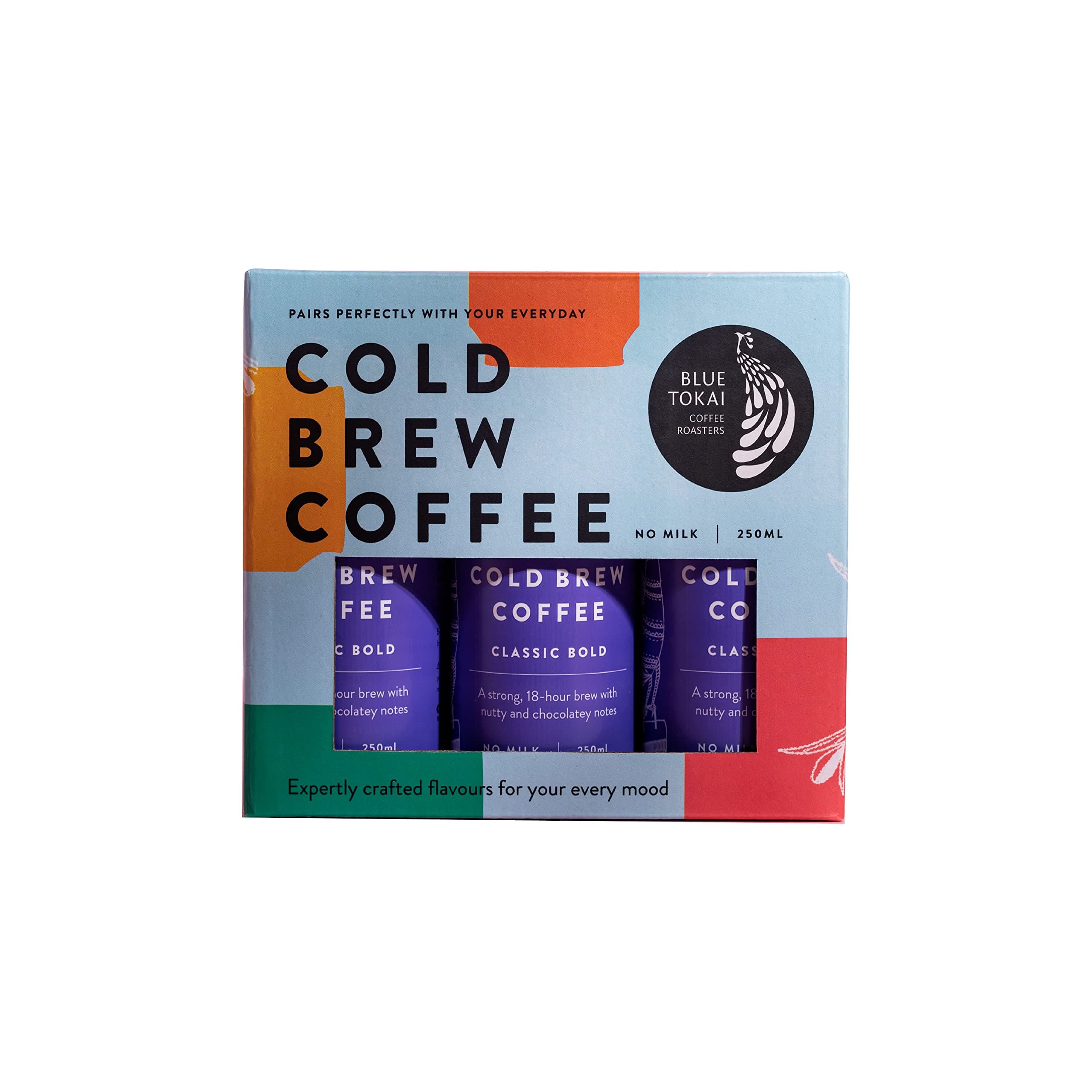 Classic Bold Cold Brew Can 250ml | Ready to Drink Coffee | 100% Arabica Beans | Specialty Coffee | Pack of 6 (250 ml x 6)