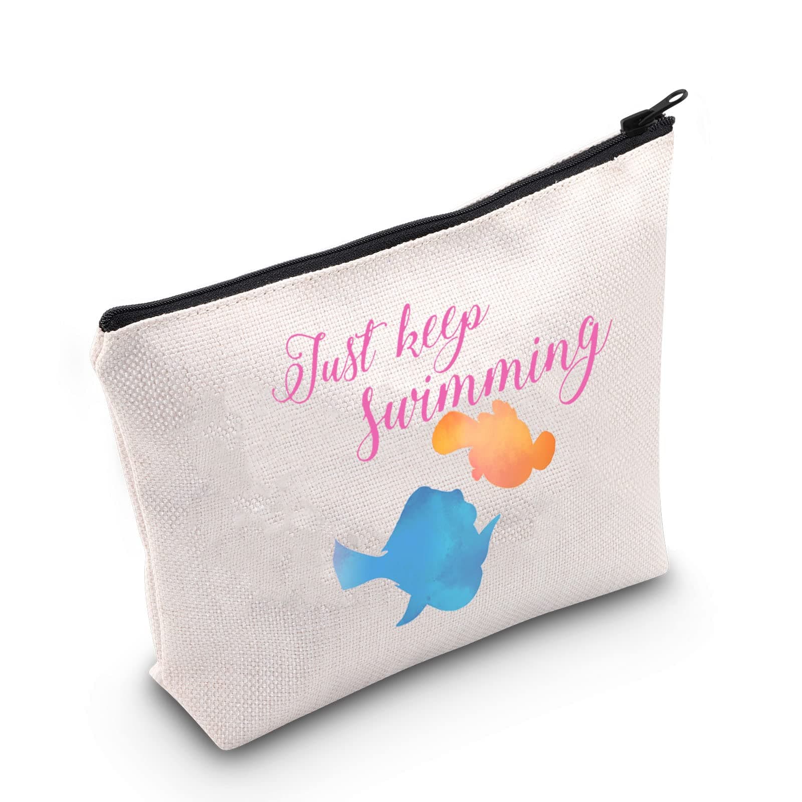 TSOTMONemo Dory Movie Merchandise Gift Nemo And Dory Fish Gift Animal Ocean Gift Fishing Gifts Just keep Swimming Cosmetic Bag For Cartoon Lovers, Swimming