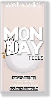 Color Changing Makeup Sponge - Low Product Absorption for Streak-Free Application, Effortless Blending Beauty for a Smooth Professional Looking Finish, Cruelty-Free & Vegan-Monday Feels