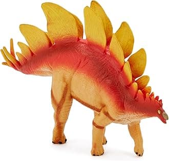 Zappi Co Childrens Stegosaurus Dinosaur Figure Toy (20cm Length) Realistic Detailed Dino Collection for Kids - Action Figures for Playtime Fun & Learning