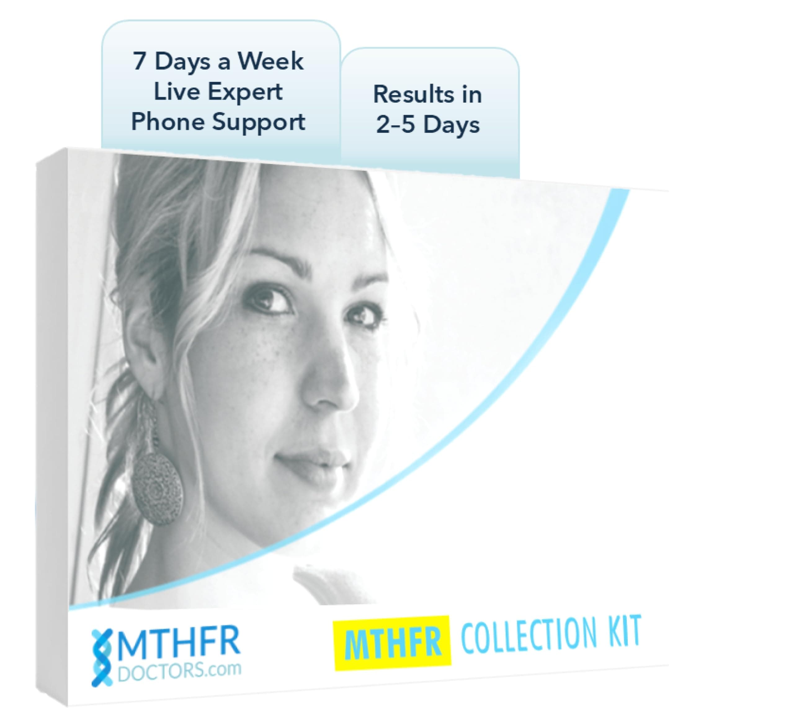 MTHFR-Gene Methylation Test Kit. 1-on-1 Live Expert Support by Phone 7 Days A Week, MTHFR C677T and MTHFR A1298C Gene Variants for Methylation Analysis. Results in 2-5 Days. Ages 0+