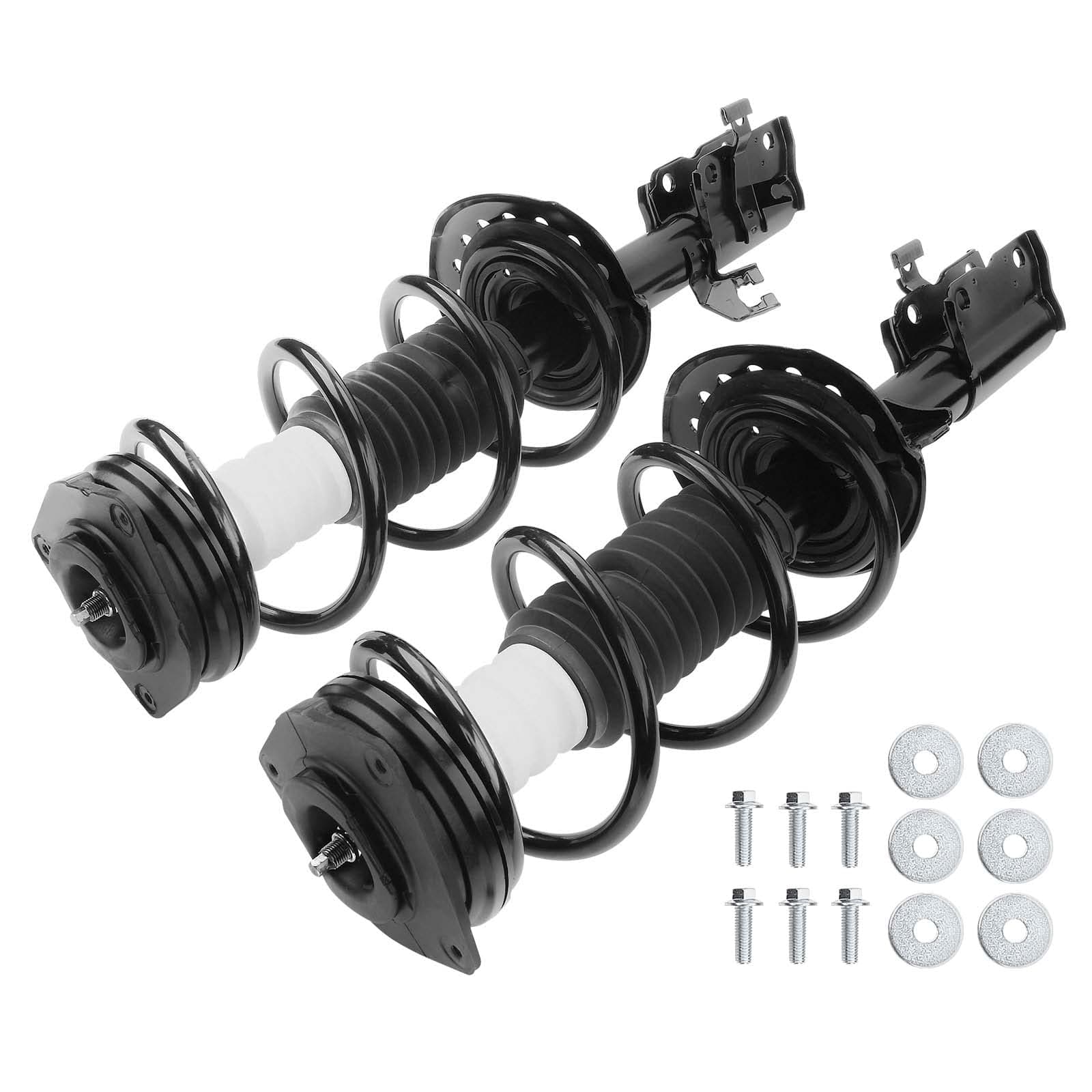 A-Premium Front Pair (2) Complete Strut & Coil Spring Assembly Compatible with Nissan Rogue 2008-2012, AWD Only, Driver and Passenger Side
