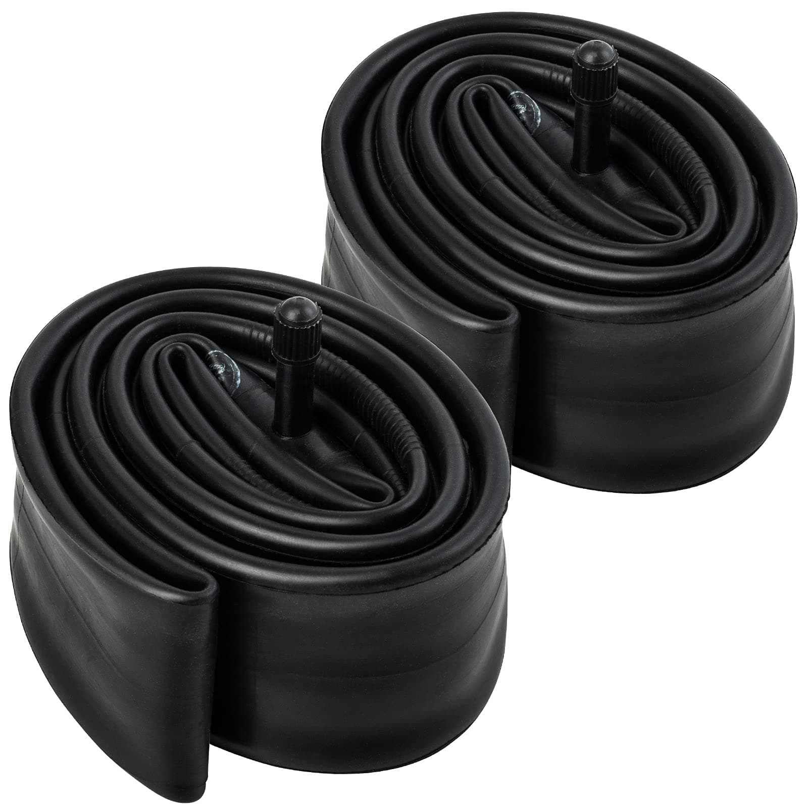 2-Pack 26x2.125/2.25/2.35 Heavy Duty Bike Tubes AV32MM Schrader Valve 26" Bicycle Tubes Compatible with 26x2.125 26x2.25 26x2.35 26x2.40 Bike tire Tubes