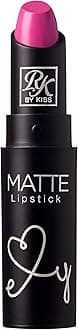 Kiss Ruby Kisses Matte Lipstick, Fuchsia Fierce, 0.12 Fl Oz, 0.12 Oz