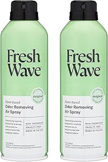 Odor Eliminator Spray & Air Freshener, 8 oz. | Pack of 2 | Non-Aerosol, Fine Mist | Odor Absorbers | Safer Odor Relief | Natural Plant-Based Odor Eliminator | For Furniture, Fabrics & Trash
