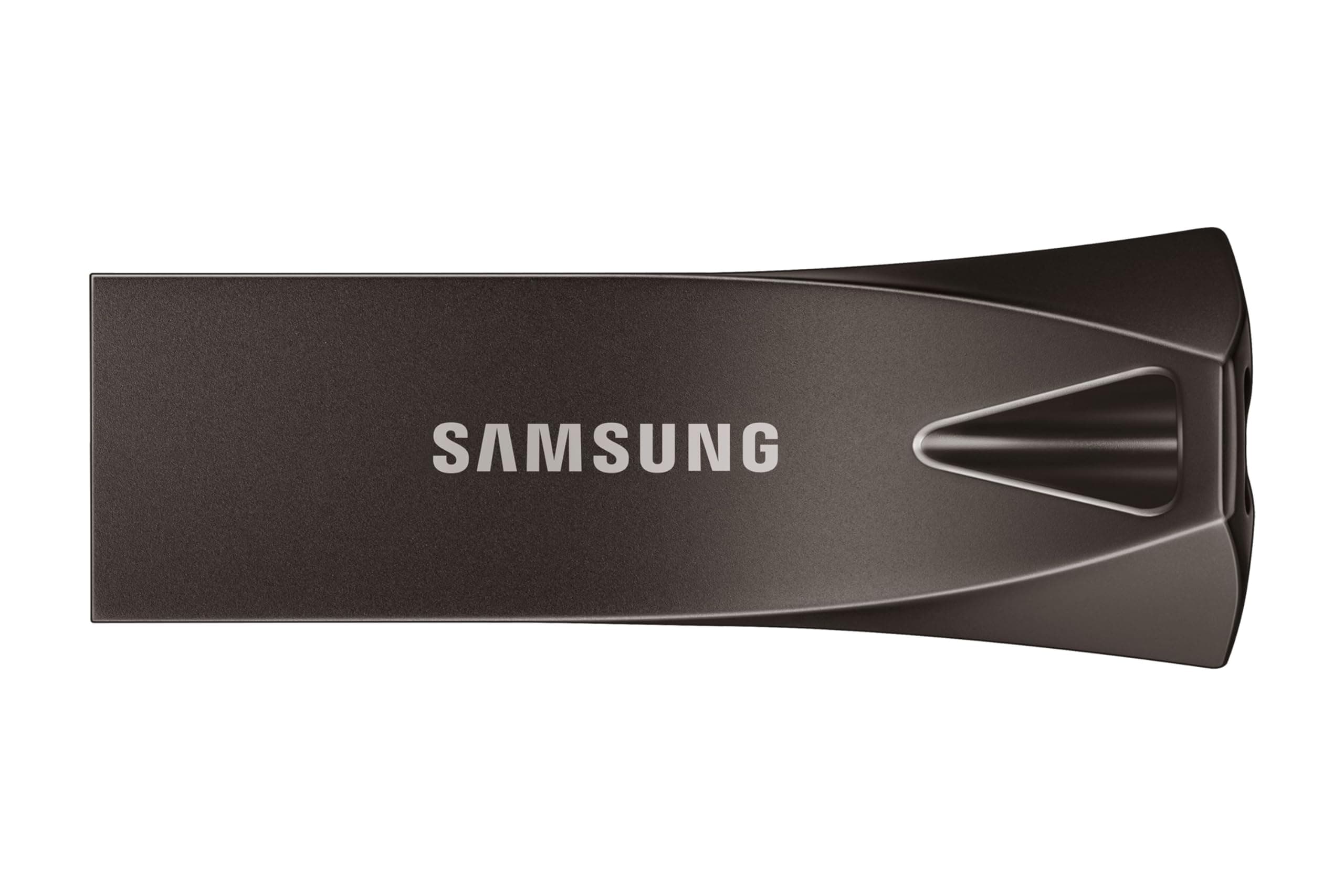Samsung BAR Plus USB 3.2 Flash Drive, 512GB USB Standard Type-A, Speeds Up to 400MB/s, Portable Storage Memory Stick, Durable Thumb Drive Compatible with USB 3.0/2.0, MUF-512BE4/AM, Titan Gray