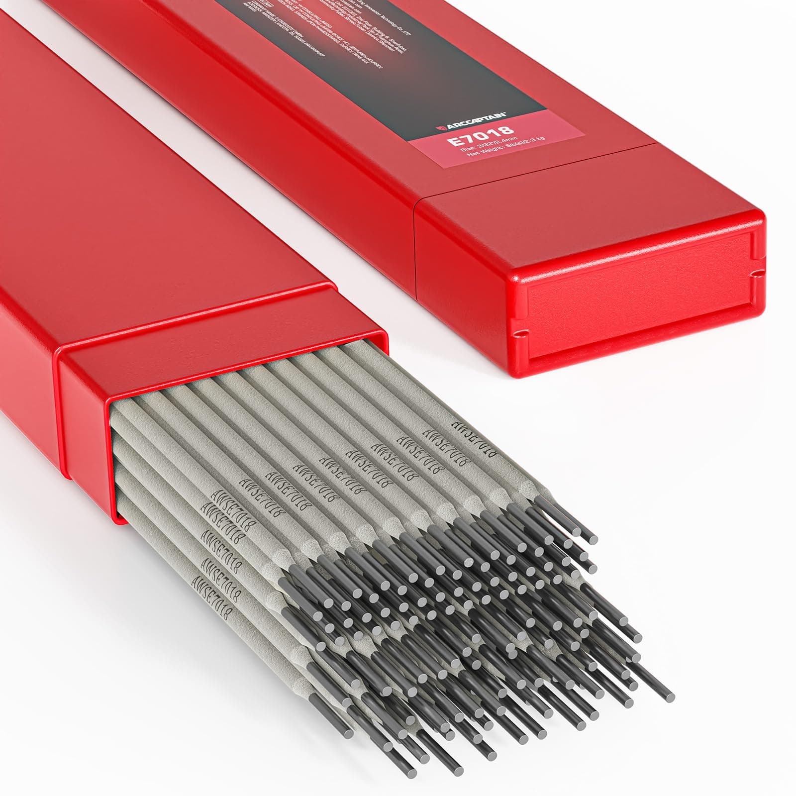 E7018 Welding Rod 3/32'' 5LB Low Hydrogen Carbon Steel Welding Sticks Electrodes, Welding Rods ARC Welding Equipment