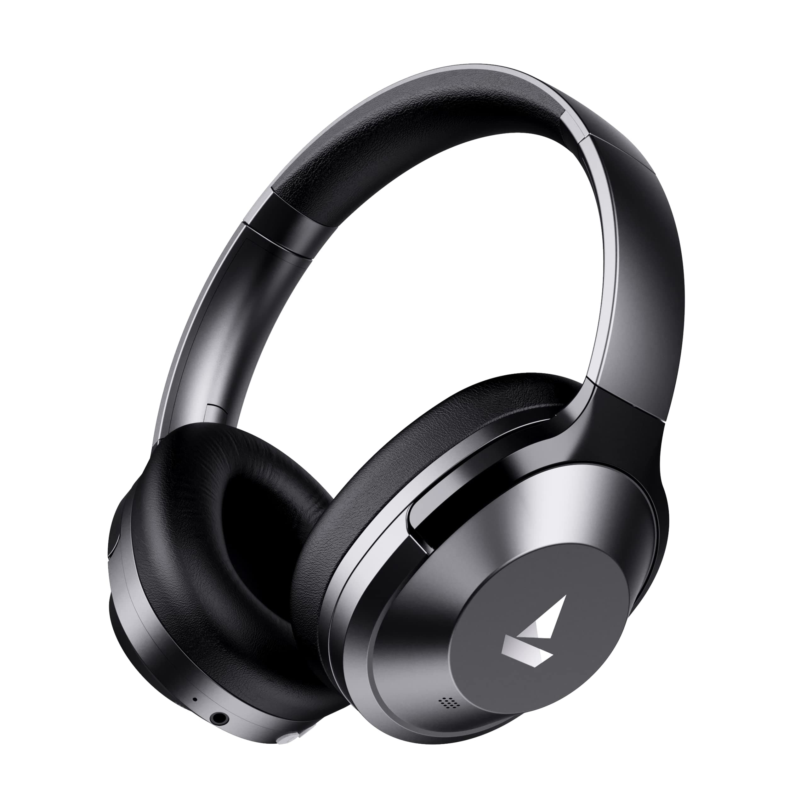 Nirvana 751 ANC,65Hrs Battery,Hybrid (~33dB),Fast Charge,Ambient Sound Mode,Button Controls,Immersive Sound,Carry Pouch,Bluetooth Over Ear Headphones,Wireless Headphone with Mic(Gunmetal Grey)