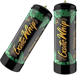 1350G Whipped Cream Charger - European Food Grade Nitrous Oxide Whip It for your universal Whipped Cream Dispenser – (2 Nitrous Oxide Tanks)