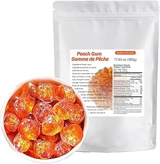 Peach Gum 500g Edible Peach Tao Jiao Dried Food Tao Jiao Dried 桃胶500g
