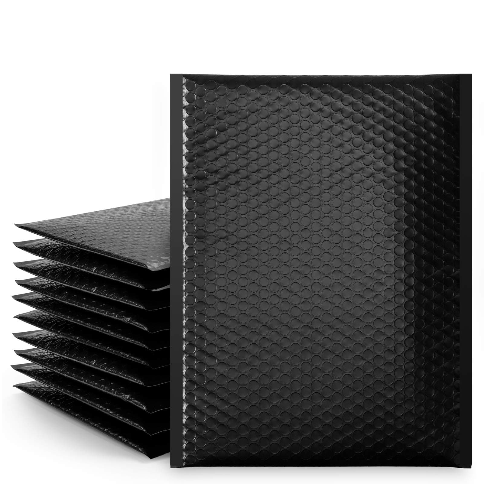 Metronic 9.5x14.5" 25Pcs Poly Bubble Mailer Padded Envelopes #4 Self Seal Bubbles Envelopes for Shipping/ Packaging/ Mailing/Shipping Bags for Clothing etc-Black