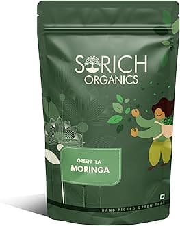 Moringa Green Tea 100gm | Loose Leaves Moringa Tea | Immunity Booster | High Antioxidants | Improves Metabolism | Cold Relief