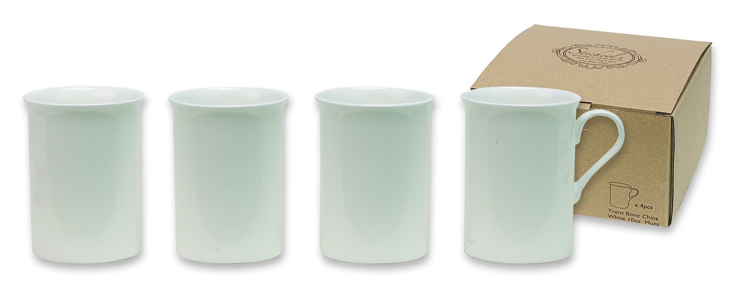 Heath McCabe Trent Fine White Bone China Beaker (Gift Box of 4)