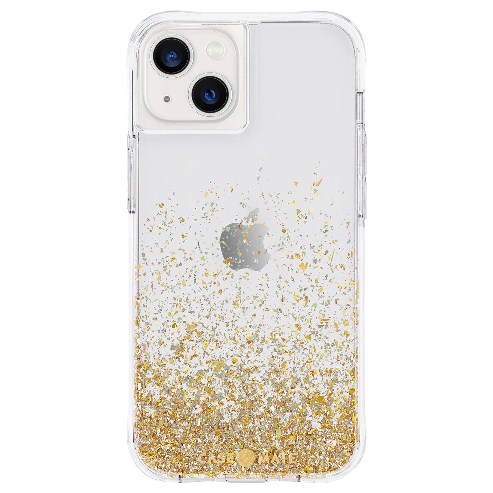 Case-MateiPhone 13 Case - Twinkle Ombre Gold [10ft Drop Protection] [Wireless Charging Compatible] Luxury Bling Glitter Phone Case for iPhone 13 6.1”, Anti Scratch, Shock Absorbing Materials