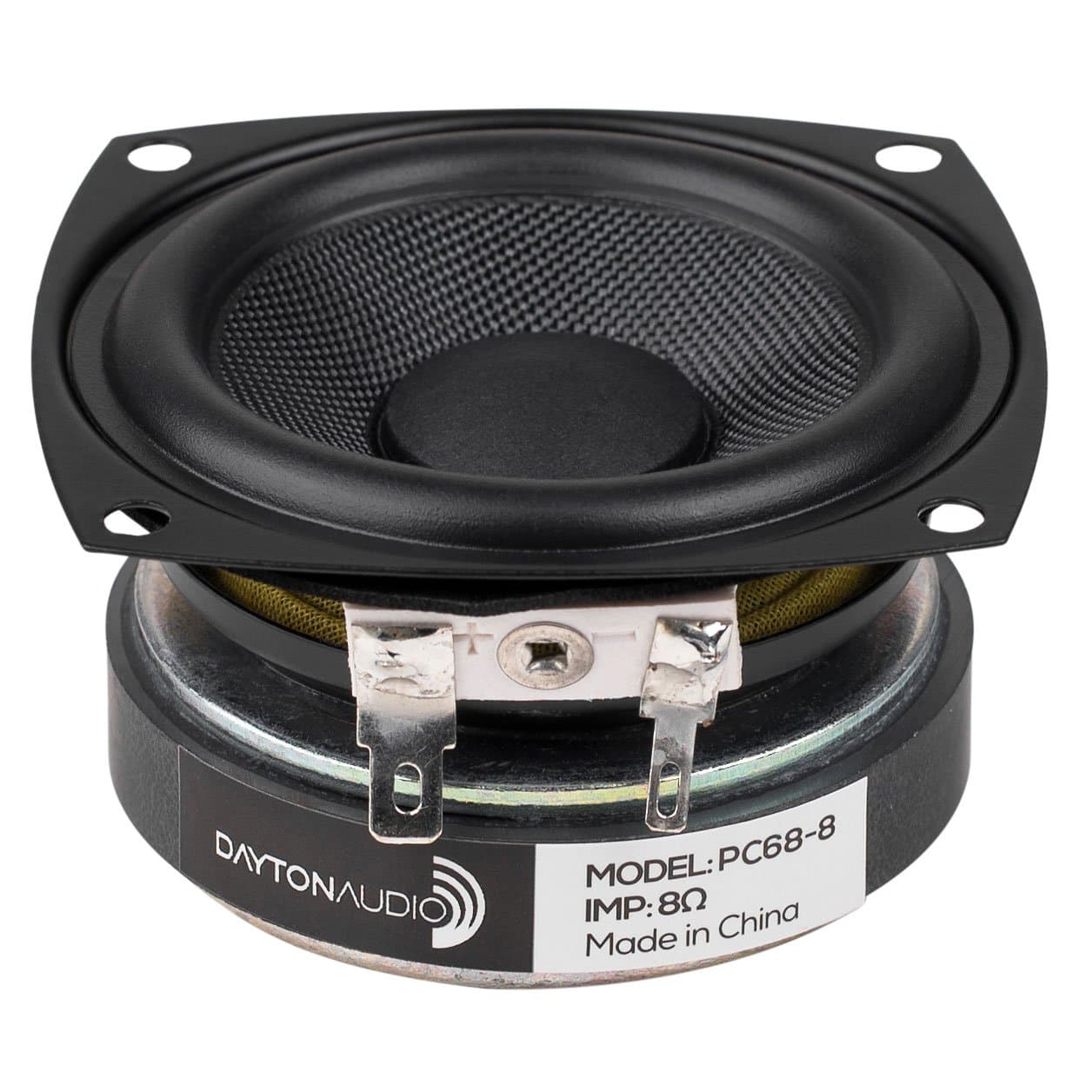 DAYTONAUDIO Dayton Audio PC68-8 2-1/2" Full-Range Poly Cone Driver 8 Ohm