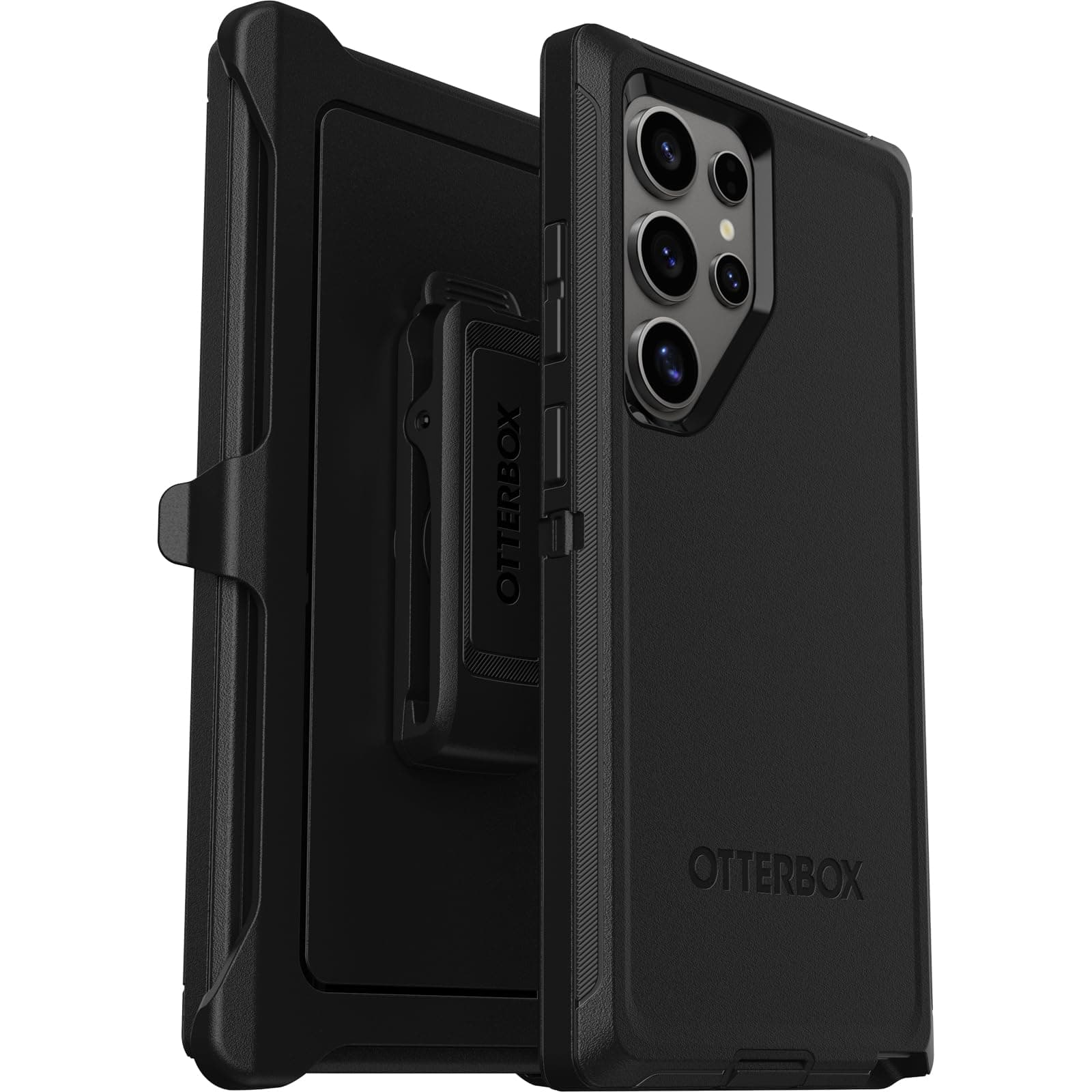 OtterBox Defender Case for Samsung Galaxy S24 Ultra, Shockproof, Drop Proof, Ultra-Rugged, Protective Case, 5x Tested to Military Standard, Black