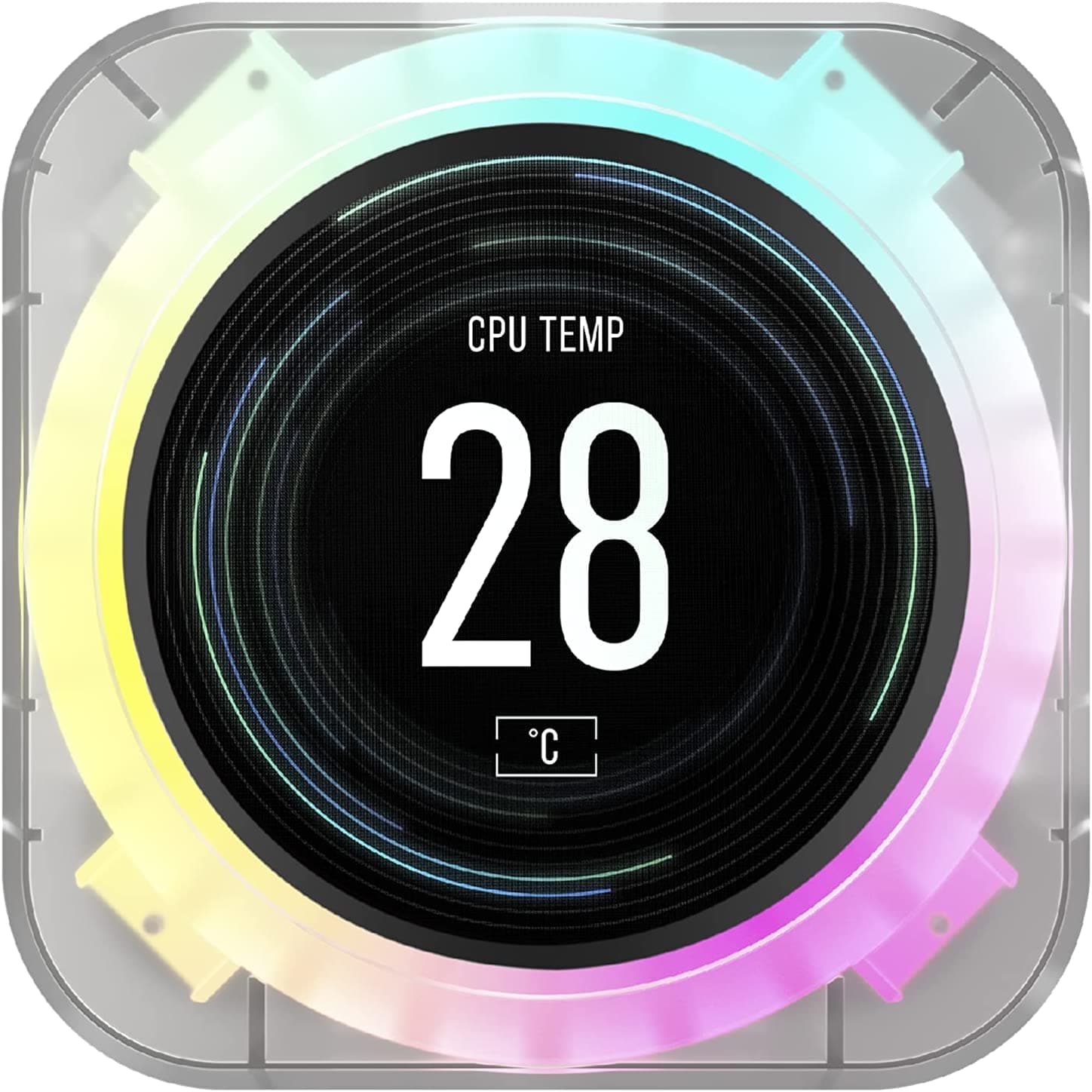 Elite LCD Upgrade Kit -Ice- CPU Water Cooling Cooler Upgrade Dedicated Screen Kit Ice CW-9060067-WW Ice (Clear)