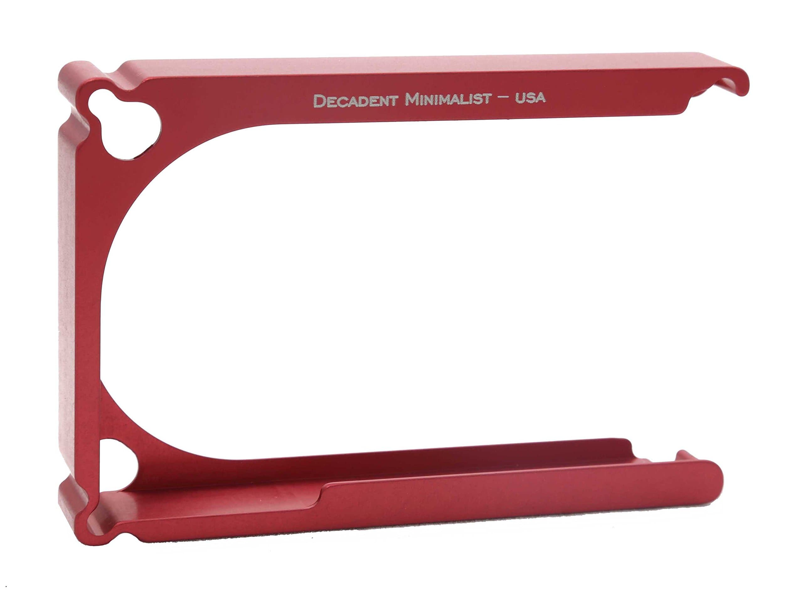 DM1 Aluminum Wallet 12 Card Red